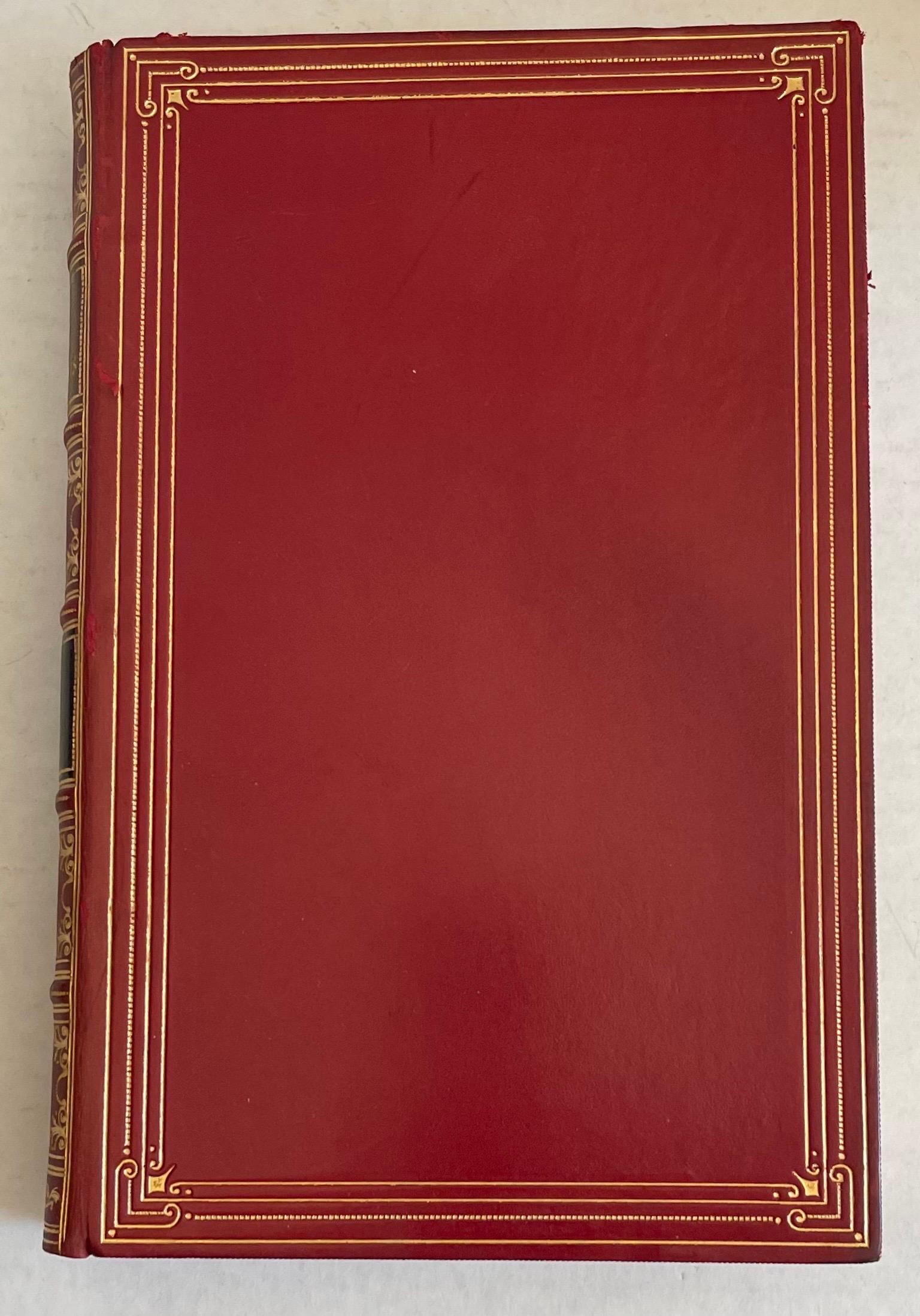 Neoclassical 1932 Leather Bound The Three Musketeers by Alexandre Dumas For Sale