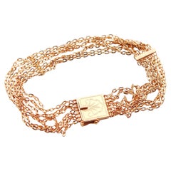 1932 Pulsera Nórdica Oro macizo 18K 7 cadenas /18cm/8,5gr
