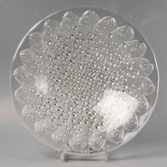 1932 René Lalique - Bowl Dish Roscoff Clear Glass - Fishes