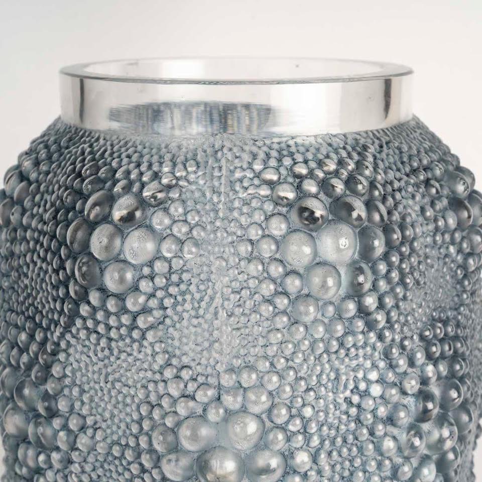 Glass 1932 René Lalique - Davos Vase For Sale