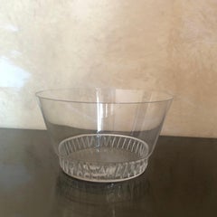 1932 René Lalique Set of 12 Glass Bourgueil Hand Bowls, Art Deco Bowls