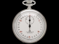 1932 Rolex Compteur Very Rare Vintage Antique Mens Stopwatch, 49mm Nickel Chrome