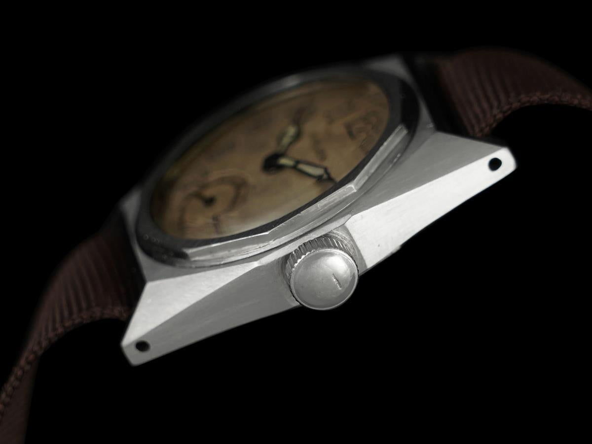 Men's 1932 Rolex Vintage Mens Borgel / Taubert Cased Hermetic Watch - Stainless Steel For Sale