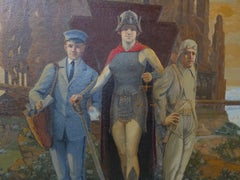 1932 Study For Post Office Mural, Listed Artist