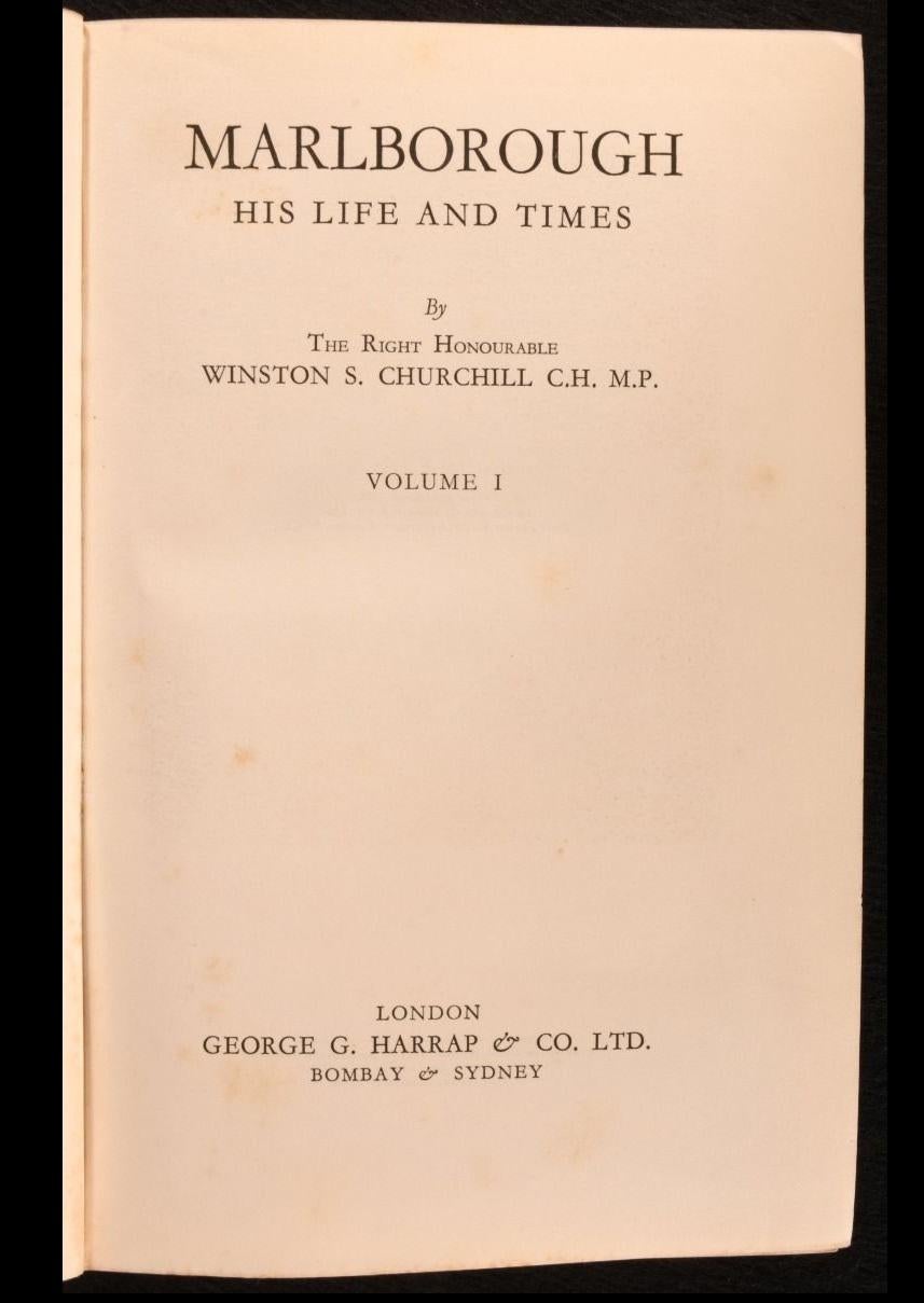 Britannique 1933-38 Marlborough : sa vie et son époque en vente