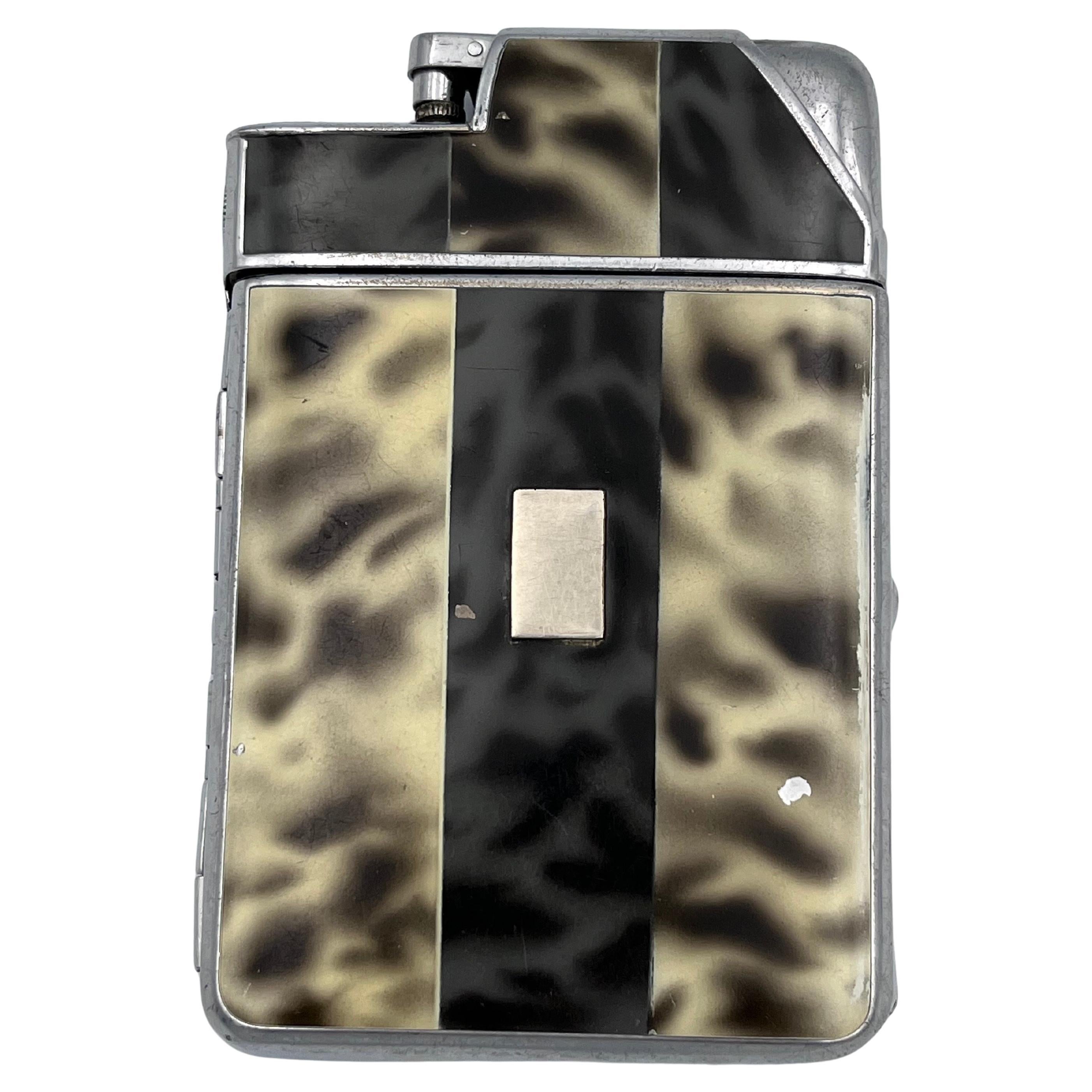 1933 Art Deco Marathon Combination Lighter / Cigarette Case by F. A. Whittaker