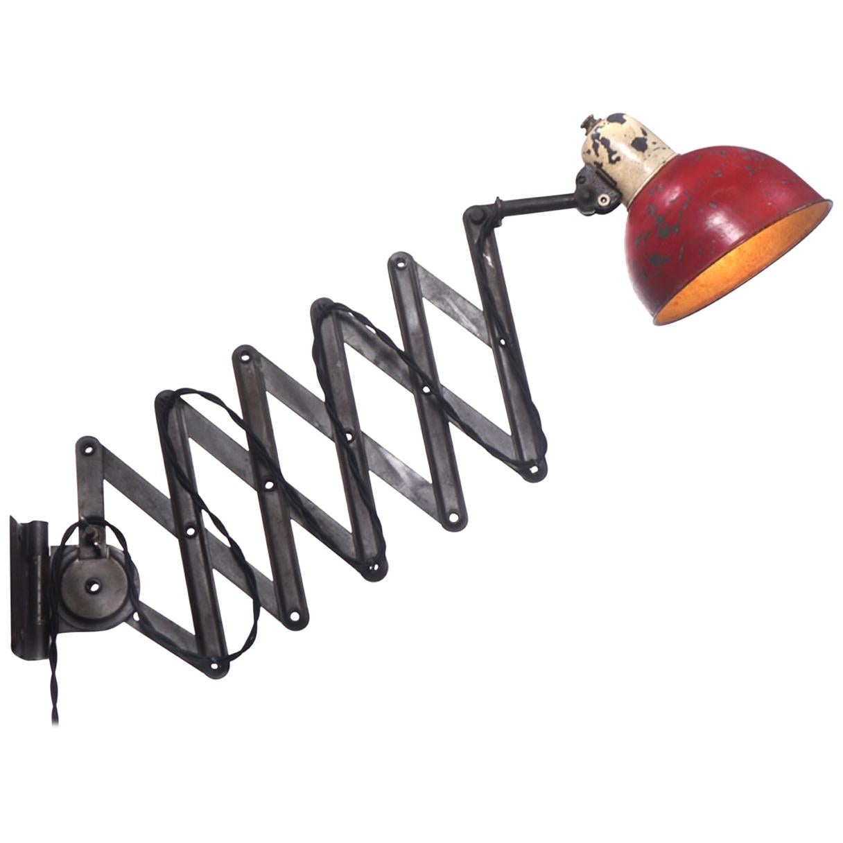 1933 Christian Dell Scissor Work Lights