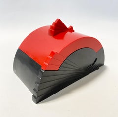 1933 General Electric “Cleopatra” Art Deco Bakelite and Plaskon Box, Machine Age