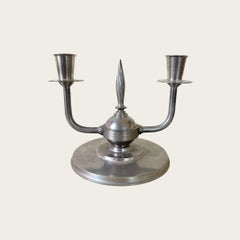 Pewter Candleholder by J.L Hultman for Svenskt Tenn