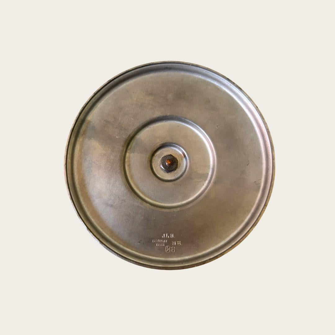 1933 Coppia di portacandele in peltro di J.L. Hultman per Svenskt Tenn in vendita 2