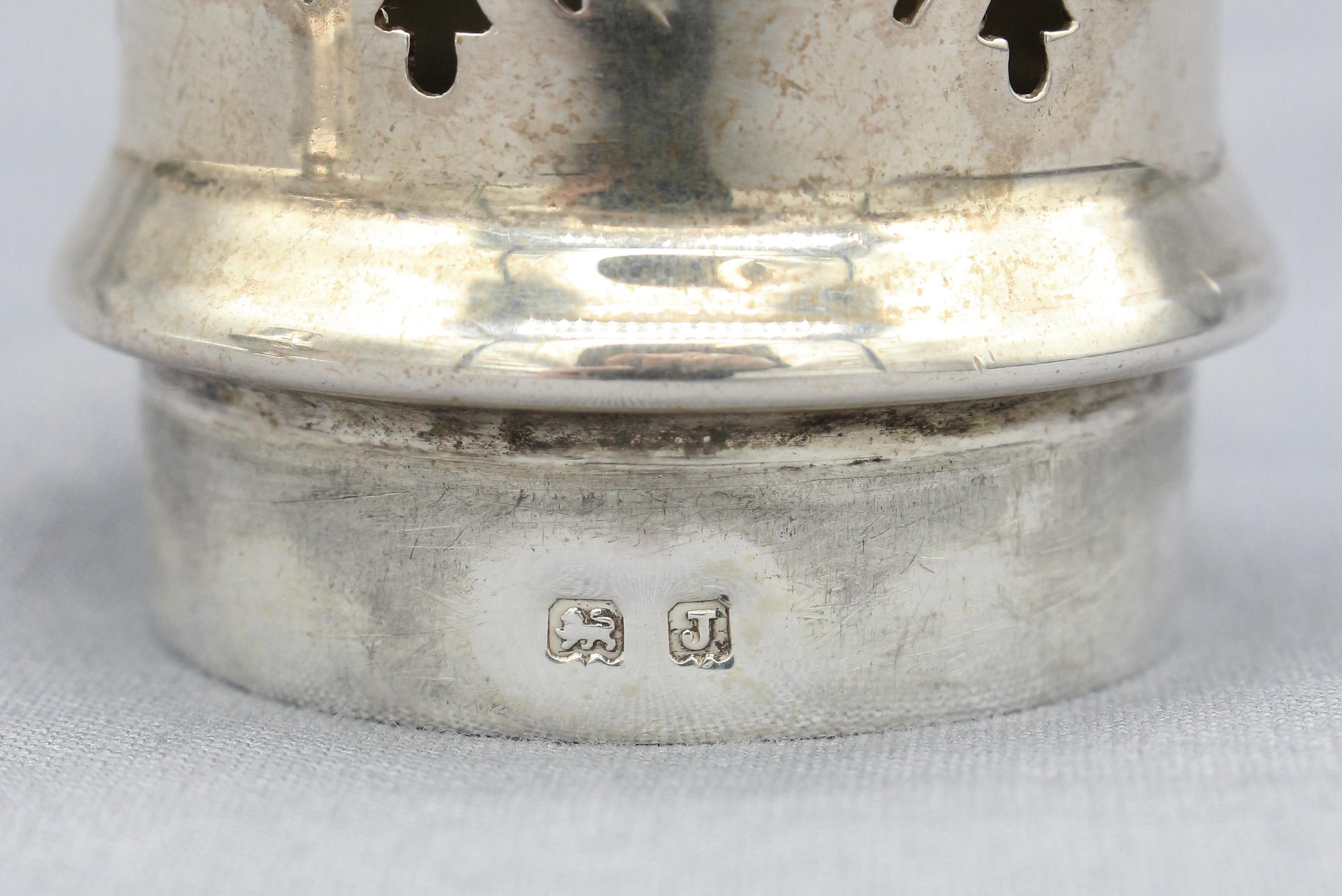Mid-20th Century 1933 Sterling Silver Sugar Caster by Duncan & Scobbie For Sale