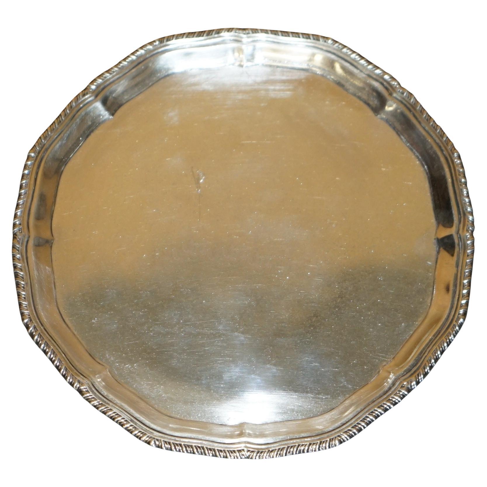 1933 STEVENSON & Law Sheffield MADE SOLID STERLING SILVER TRAY 360 GRAMMI