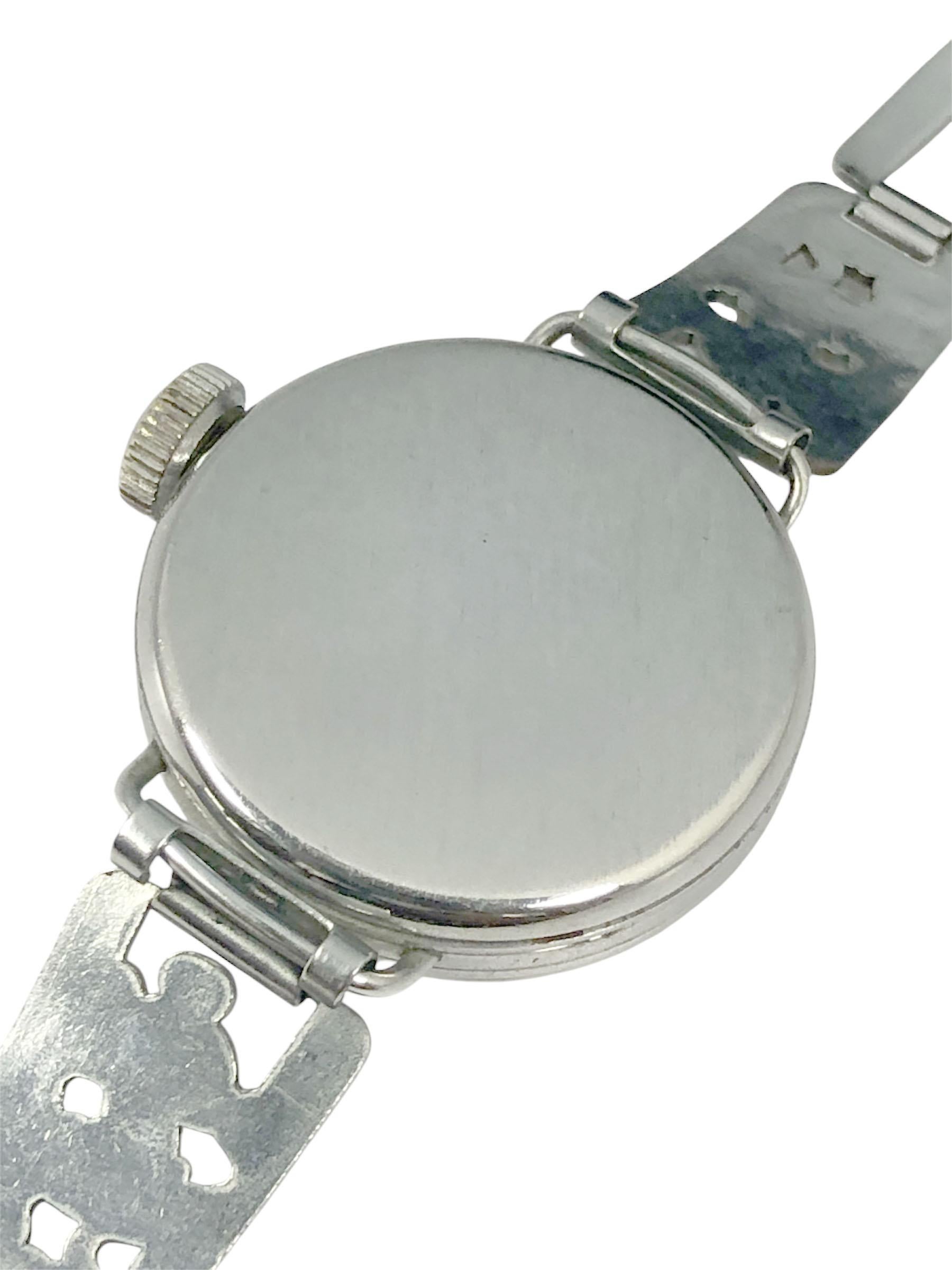 1933 Vintage Ingersoll Mickey Mouse Manual Armbanduhr mit wichtigen Provenienz im Zustand „Hervorragend“ im Angebot in Chicago, IL