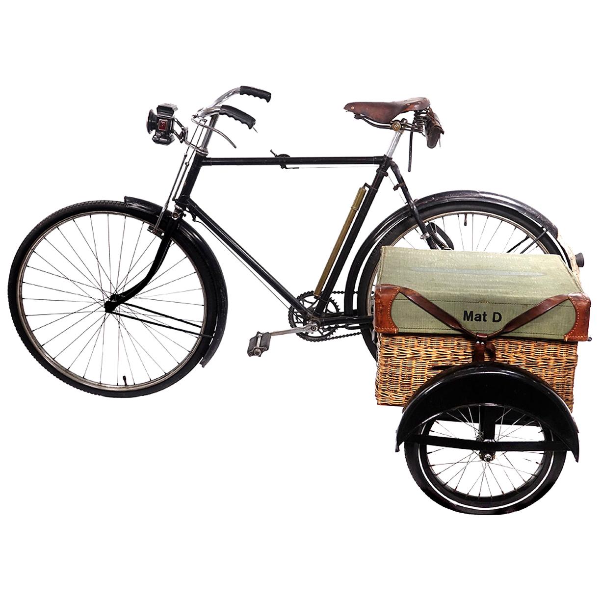 1933 Wicker Basket Sidecar Picnic Bicycle
