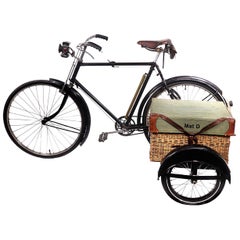 1933 Weidenkorb Seitenwagen Picknick-Fahrrad