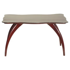 19330 Guglielmo Ulrich Italian Art Deco Design Wood Coffee Table