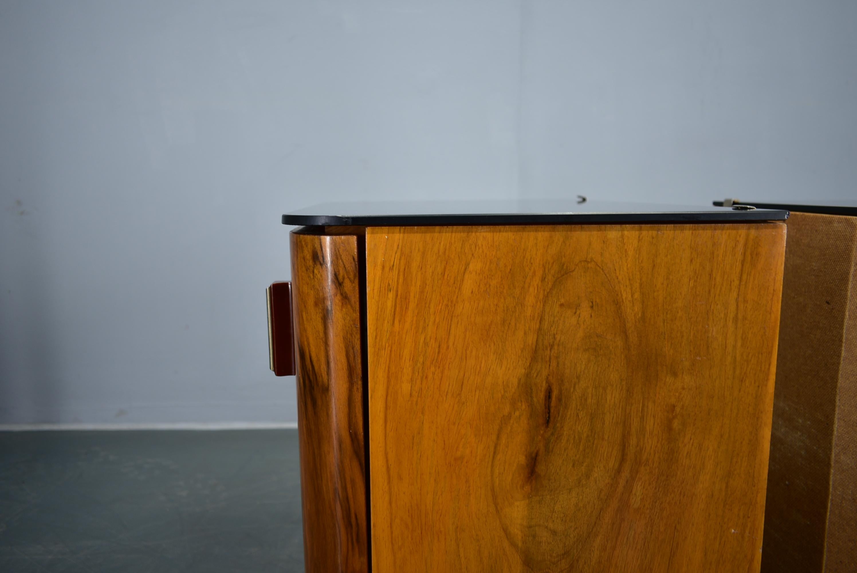 1933s Pair of Art Deco Bedside Tables, Czechoslovakia For Sale 5