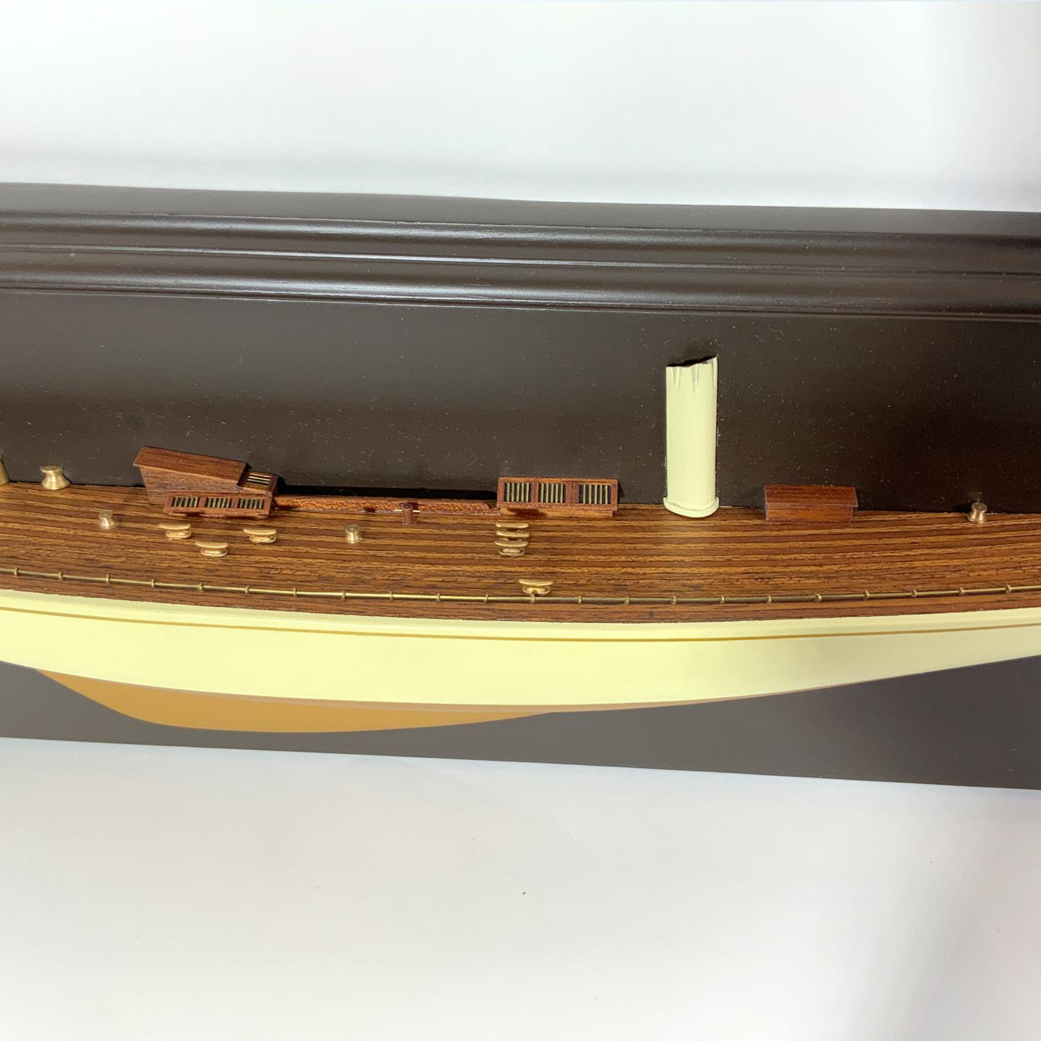 American 1934 Americas Cup Yacht Rainbow Half Model For Sale