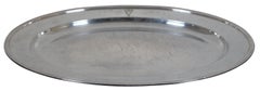 1934 Reed & Barton Silver Plate Oval Serving Vanity Platter Tray 21"