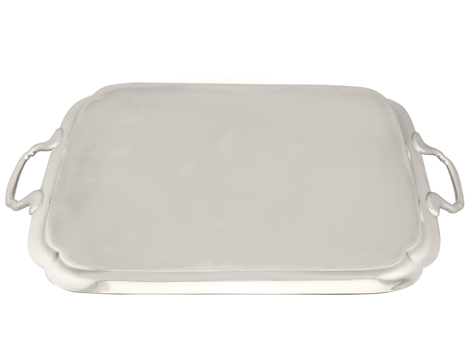 1934 Antique Sterling Silver Tray 3
