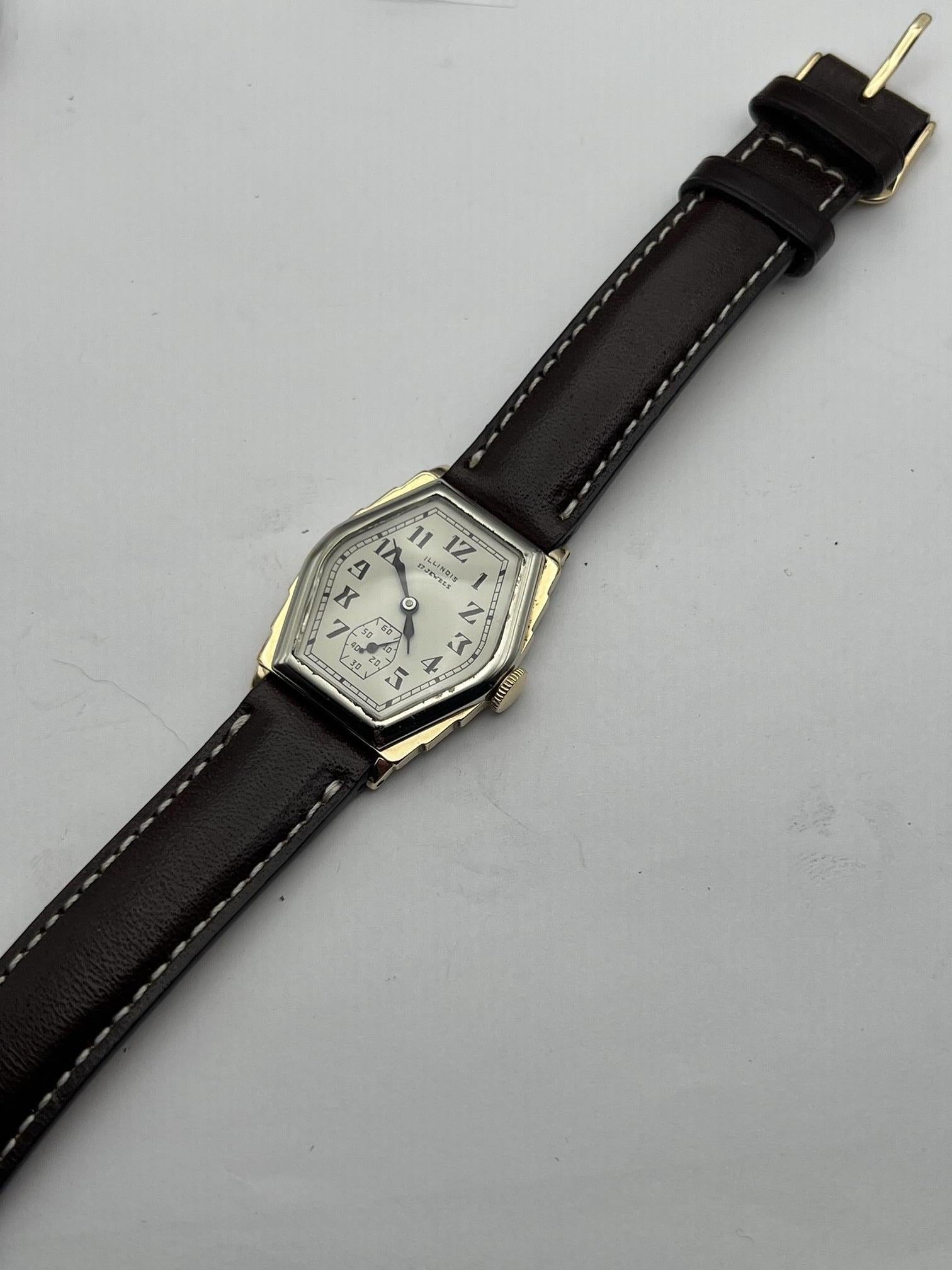 The Illinois watch company has long been considered the greatest American Watch Company that had an early demise to management and the great depression. The made some of the best movements of their day. 

One word describes this watch: “Ritz” ! A