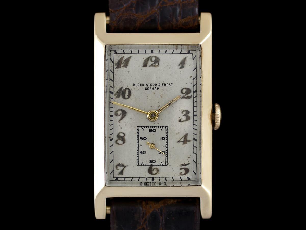 1934 BLACK STARR FROST Mens 14K Gold - Offert par Ed Sullivan, animateur TV emblématique en vente 2