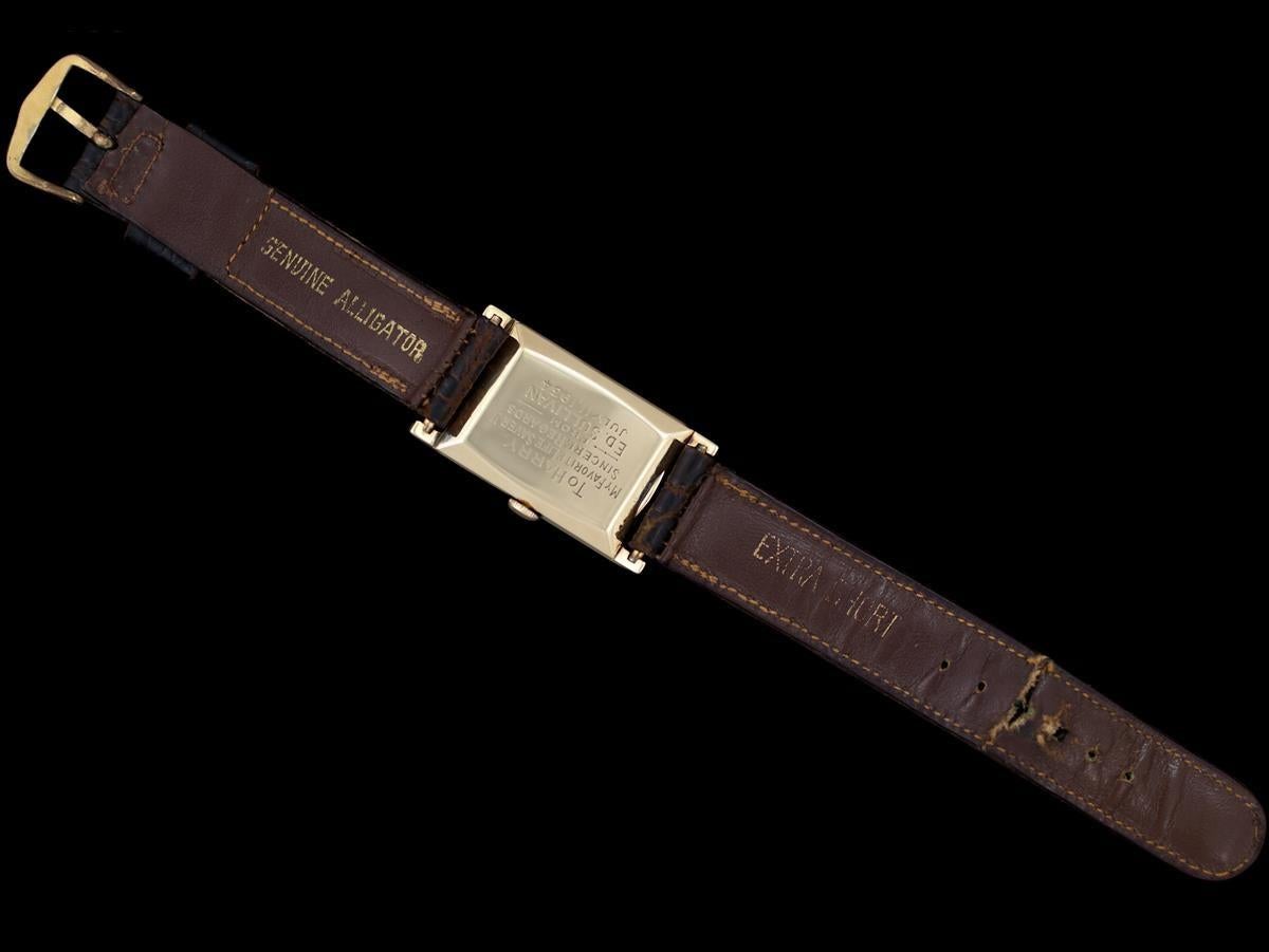 1934 BLACK STARR FROST Mens 14K Gold - Offert par Ed Sullivan, animateur TV emblématique en vente 5