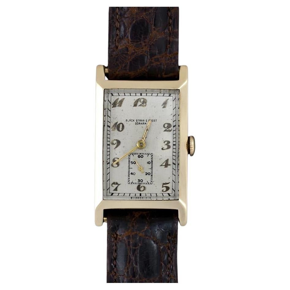 1934 BLACK STARR FROST Mens 14K Gold - Offert par Ed Sullivan, animateur TV emblématique en vente