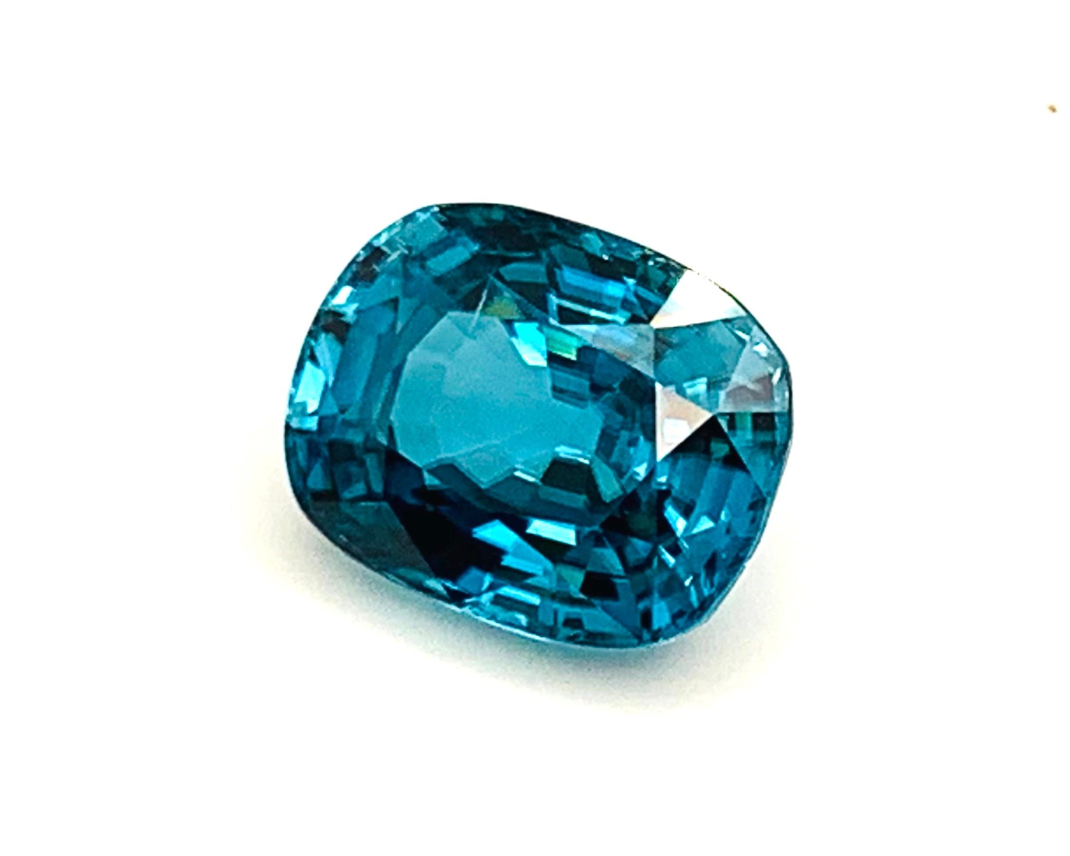 blue zircon stone