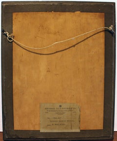 1934 Aguatinta inglesa de un labrador con faisán por R. Ward Binks