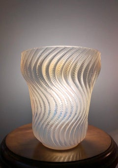 1934 René Lalique Actinia Vase in Opalescent Glass