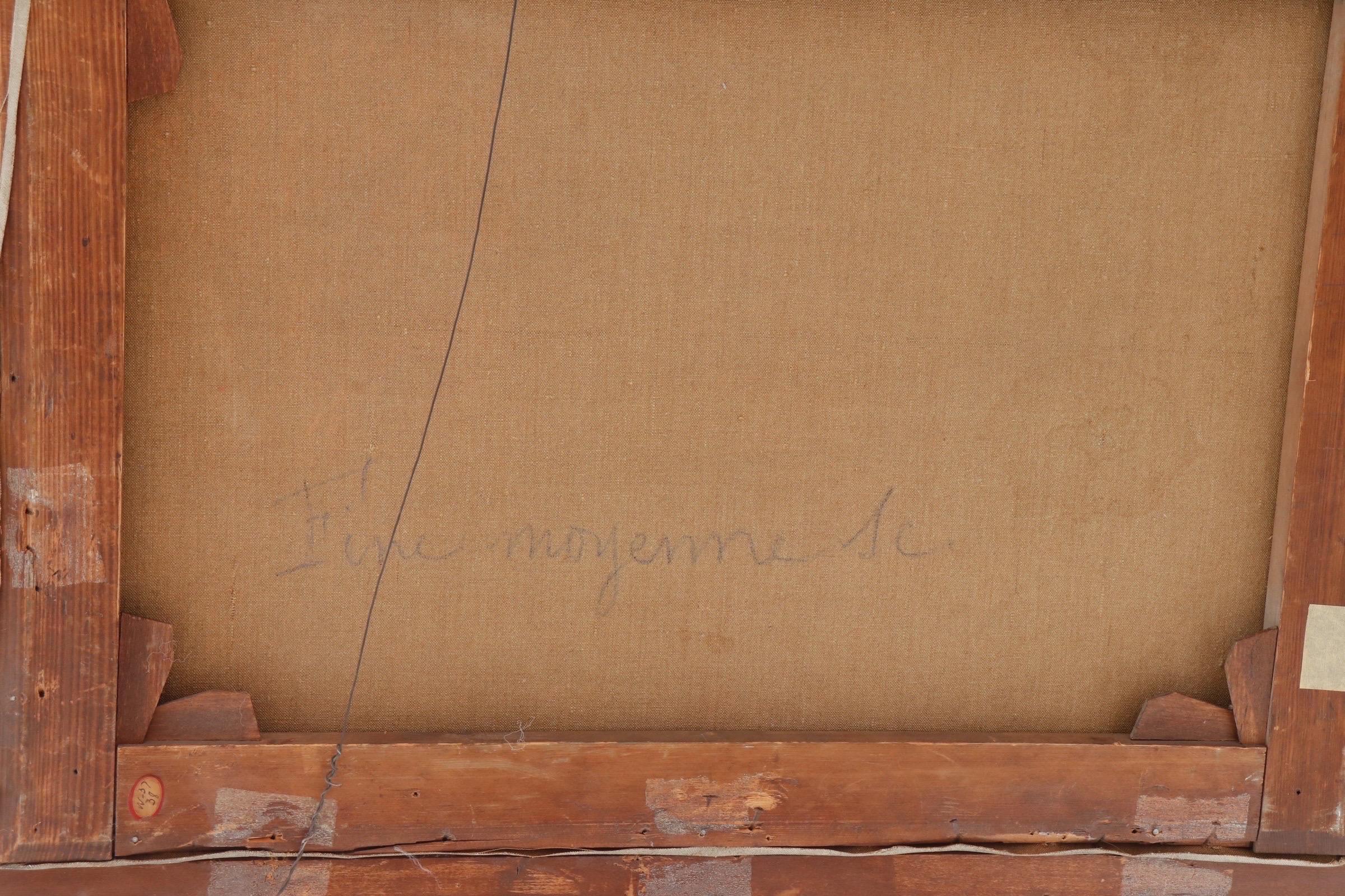Olio su tela firmato del 1934 intitolato 