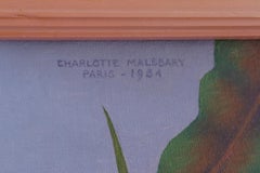 1934 Signed Oil on Canvas Titled “Dragon Fly”