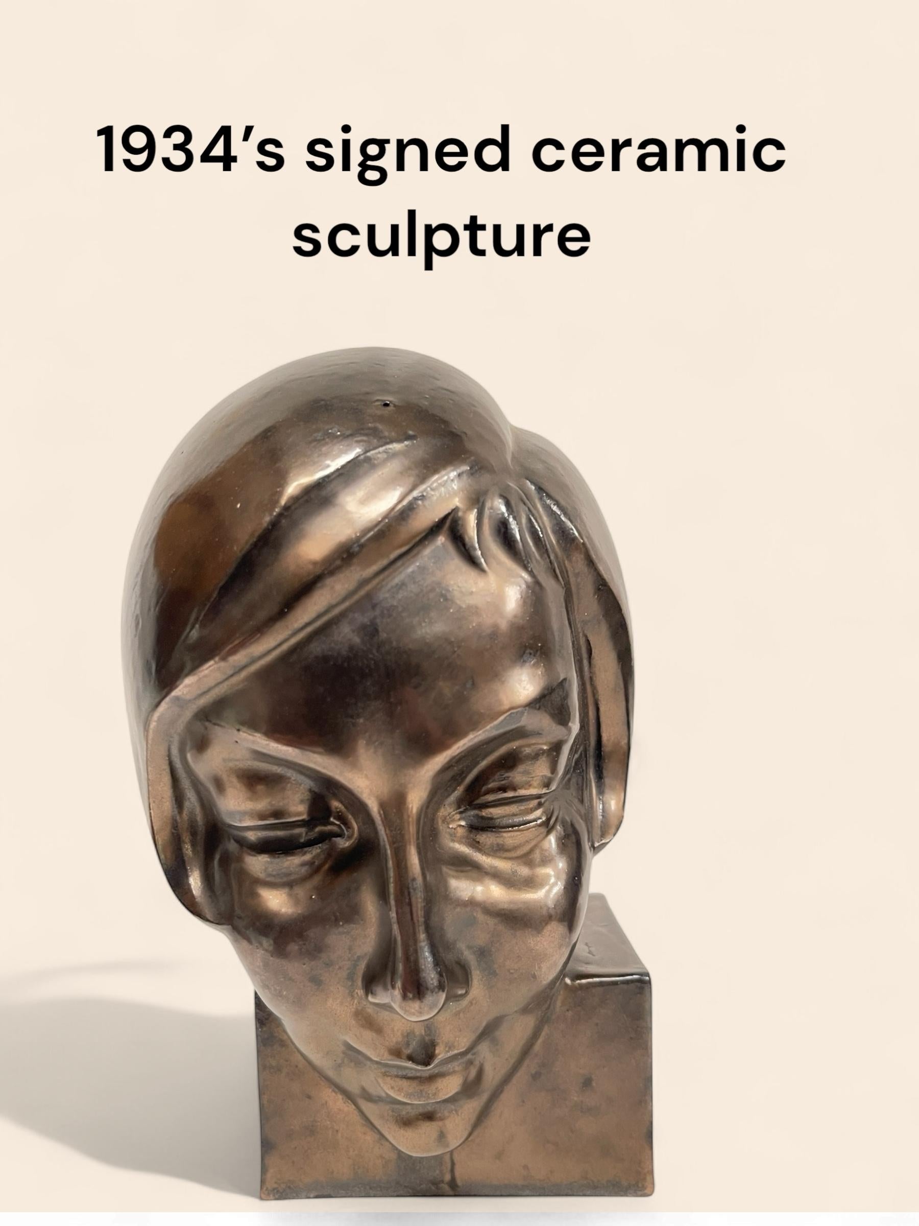 1934's  escultura cerámica 