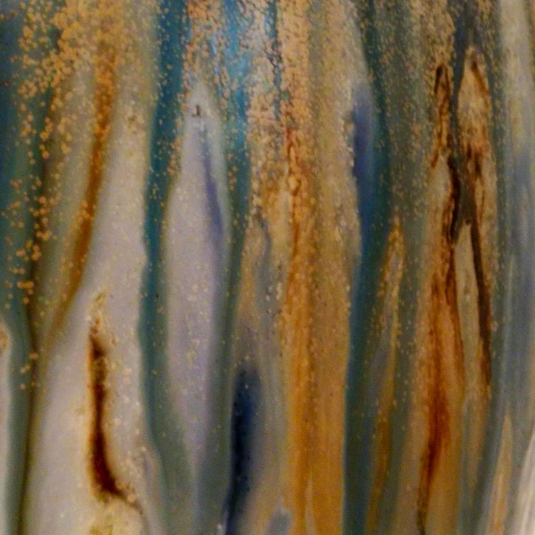 1935-1940 Grand vase en grès émaillé au sel de Guérin:: Belgique. 1
