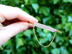 1935 Brazalete ruso de oro amarillo y diamantes de 2,25 quilates