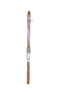 1935 Antique Wooden Oak Cross Country Snow Skis 78"