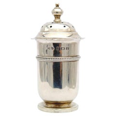 1935 Art Deco British Adie Brothers Ltd Sterling Silver Spice Caster / 40gr