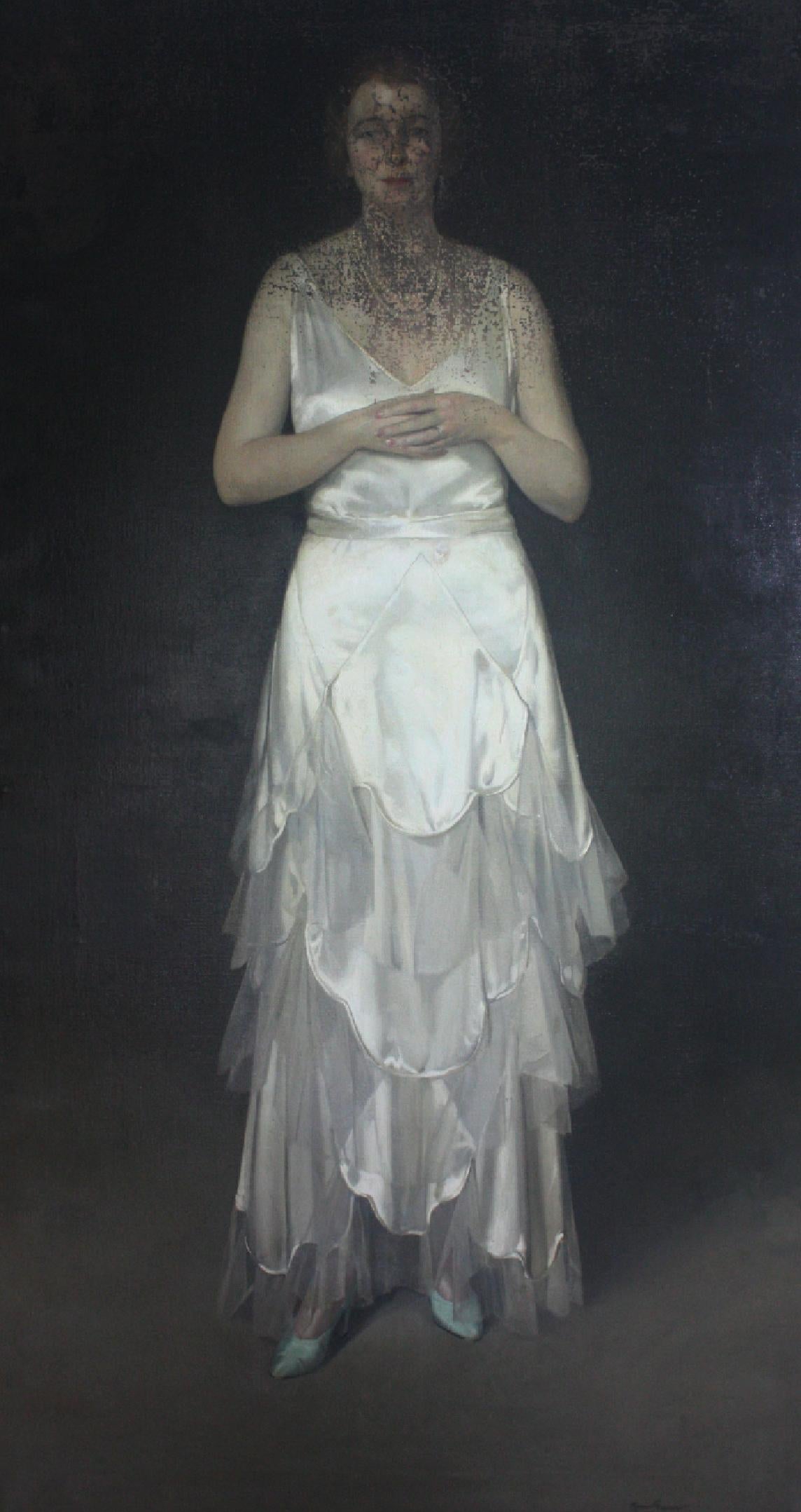 1935 Huge Oil on Canvas Herbert James Gunn Royal Academy 