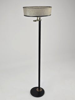 1935 Kurt Versen Flip Shade Torchiere or Reading Floor Lamp , USA