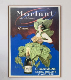1935 Morlant Champagne Original Vintage Poster