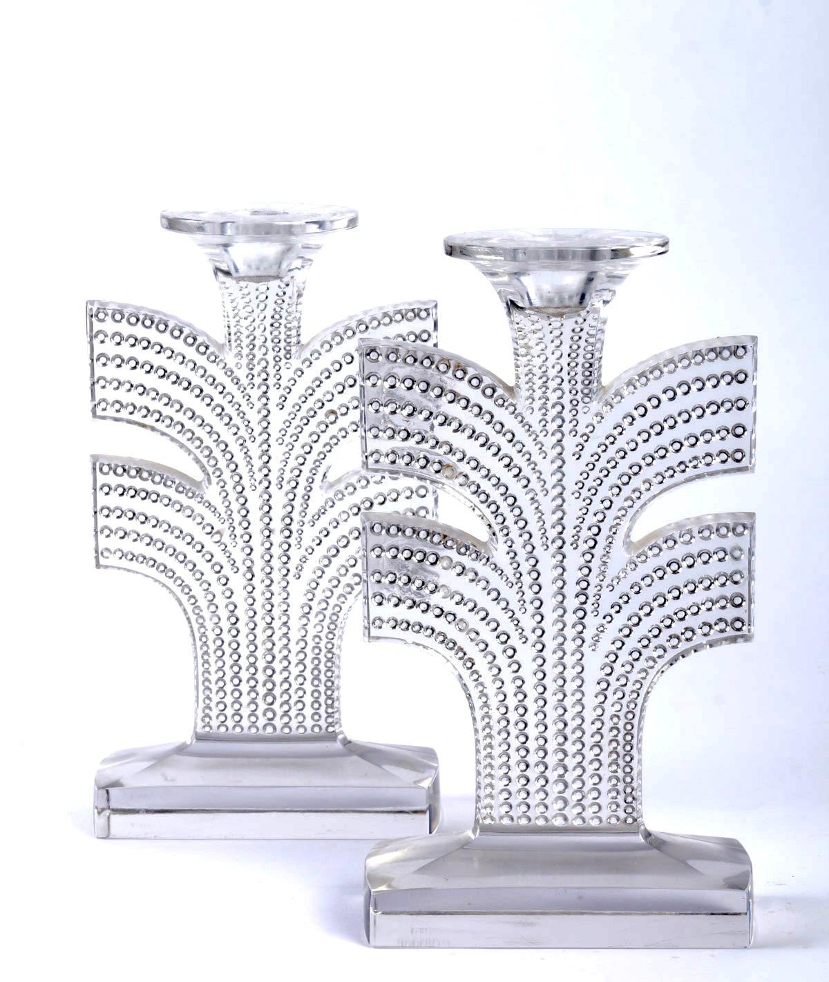 Pair of candleholders 