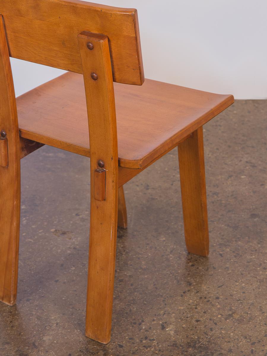 20th Century 1935 Russel Wright American Modern Side Chair