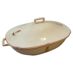 1935s Art Deco Ceramic Soup Tureen by Gio Ponti for S.C. Richard