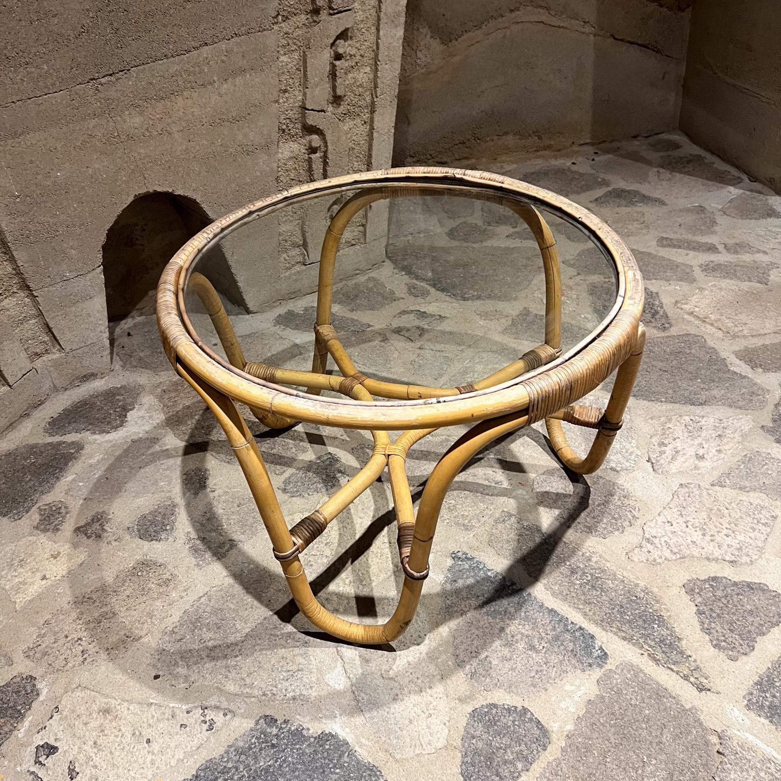 Table basse Charlottenborg en rotin naturel, Arne Jacobsen pour Sika-Design, 1936 en vente 1