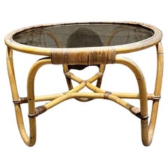 Used 1936 Arne Jacobsen for Sika-Design Natural Rattan Charlottenborg Coffee Table
