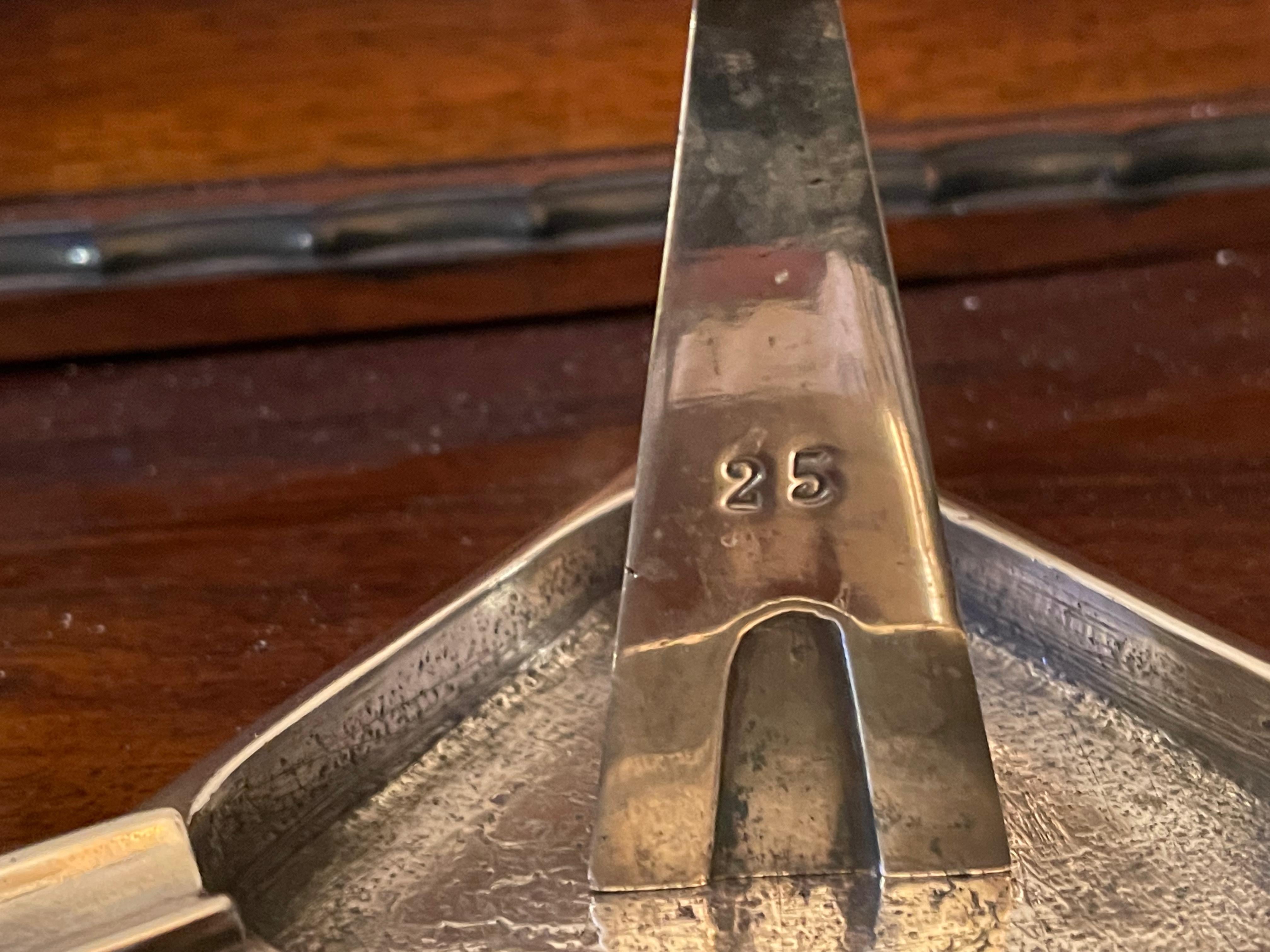 Silver Plate 1936 Art Deco Trophy Propeller Airplane Ash Tray