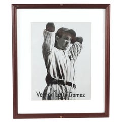 1936 Gerahmte Baseball-Spieler Vernon Lefty Gomez Fotografie