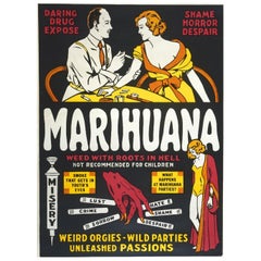 1936 Marihuana Original Vintage Poster