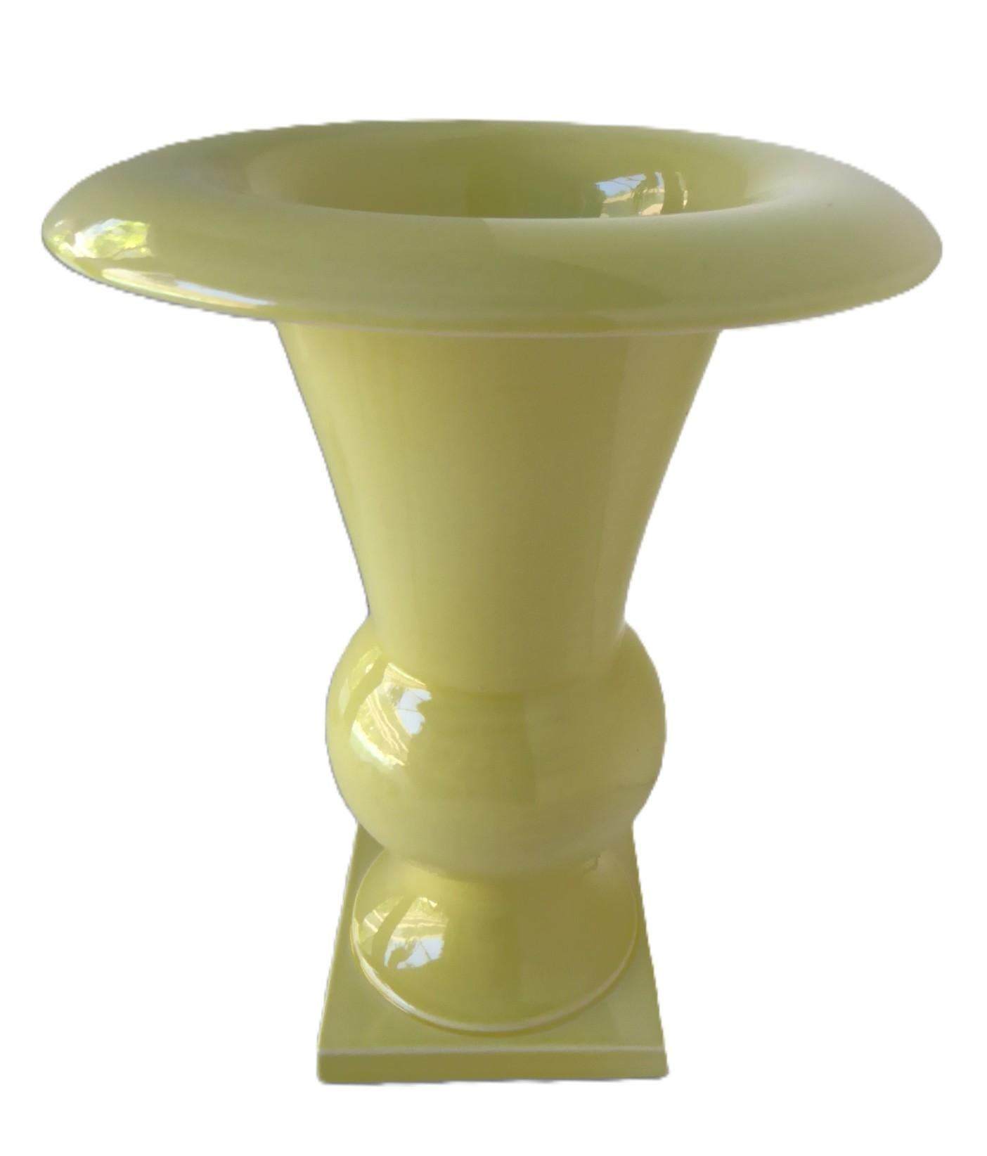 Art déco Vase TAC Trenton Art China Ceramic Art Déco de 1936, en stock ancien, États-Unis en vente